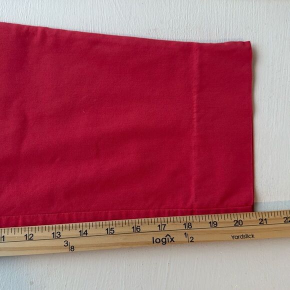 Zac & Rachel Coral Orange Red Pink Capri Pants Women's Size 8 Pull On Cropped - Picture 7 of 7